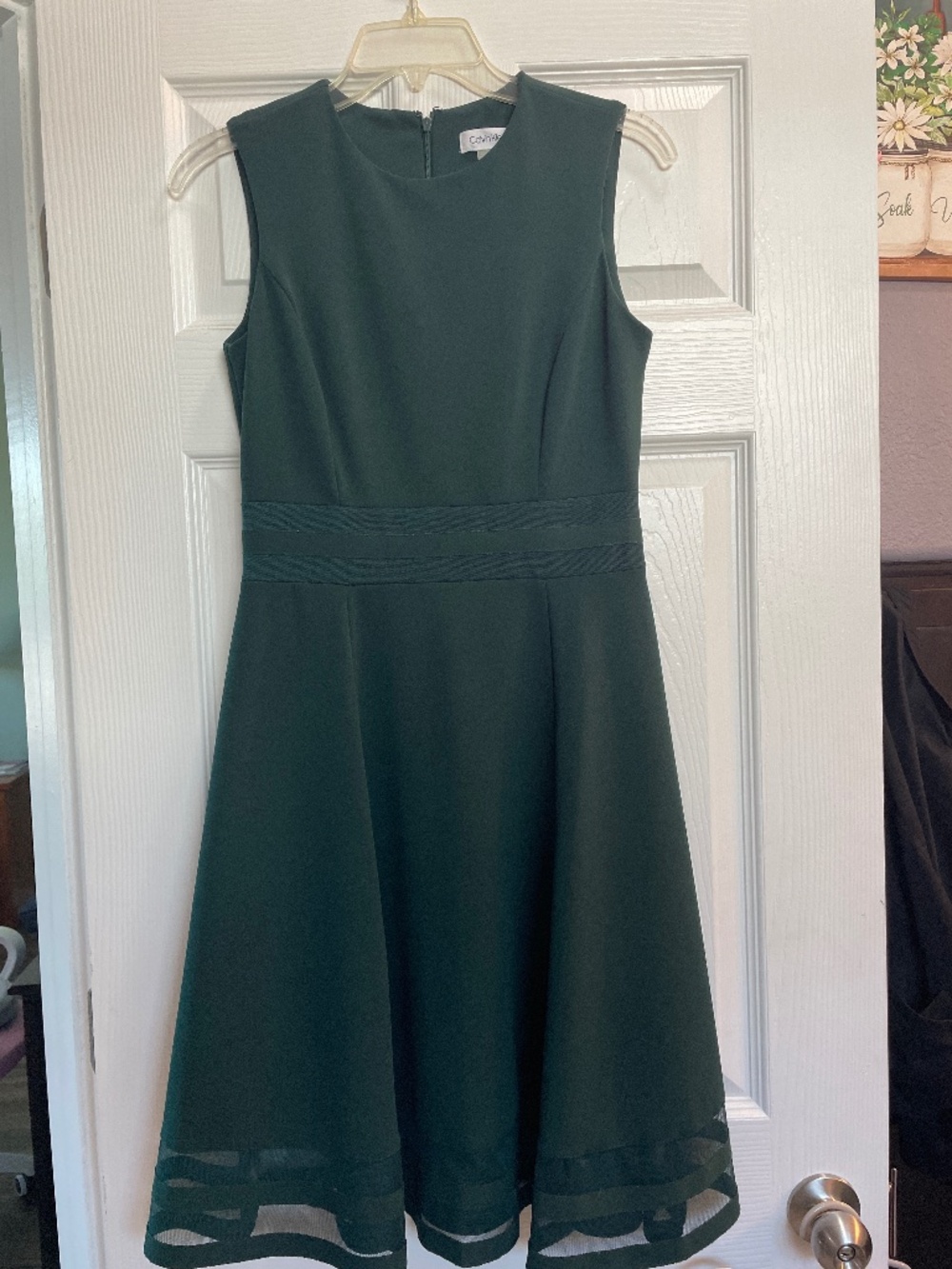 green cocktail dinner dress